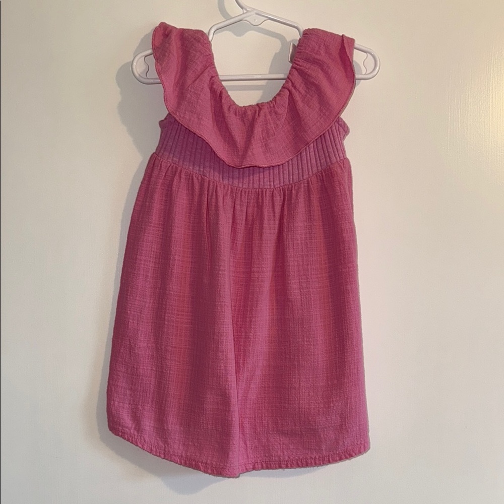 Zara Toddler Girl Pink Ruffled Kids Dress